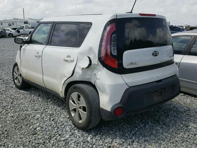 KNDJN2A27G7265954 - 2016 KIA SOUL WHITE photo 3