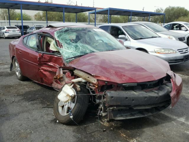 2G2WP582281179204 - 2008 PONTIAC GRAND PRIX RED photo 1