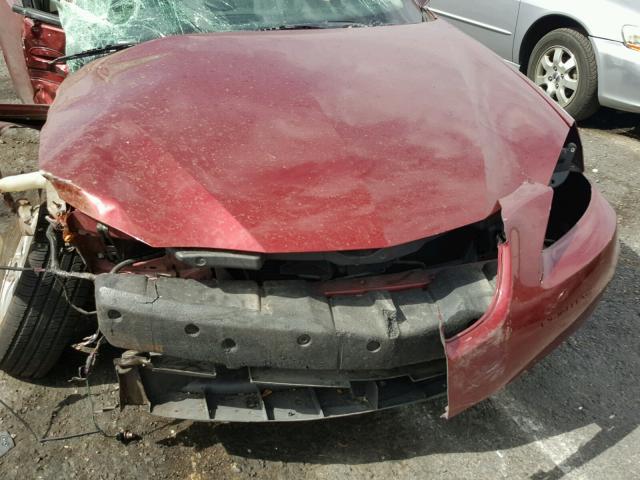 2G2WP582281179204 - 2008 PONTIAC GRAND PRIX RED photo 7