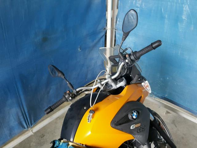 WB1018900DZY95146 - 2013 BMW G650 GS YELLOW photo 5