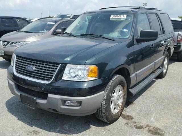 1FMPU15L93LC40447 - 2003 FORD EXPEDITION GREEN photo 2