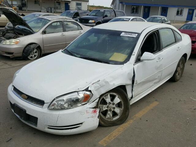 2G1WF5EK0B1126052 - 2011 CHEVROLET IMPALA LS WHITE photo 2