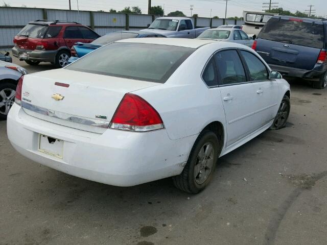 2G1WF5EK0B1126052 - 2011 CHEVROLET IMPALA LS WHITE photo 4