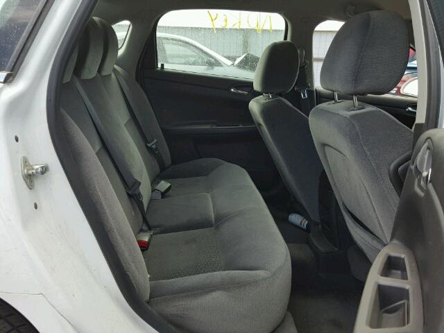 2G1WF5EK0B1126052 - 2011 CHEVROLET IMPALA LS WHITE photo 6
