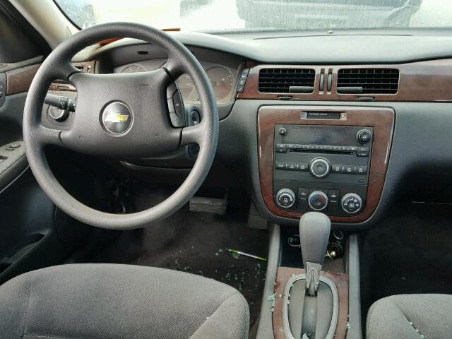 2G1WF5EK0B1126052 - 2011 CHEVROLET IMPALA LS WHITE photo 9