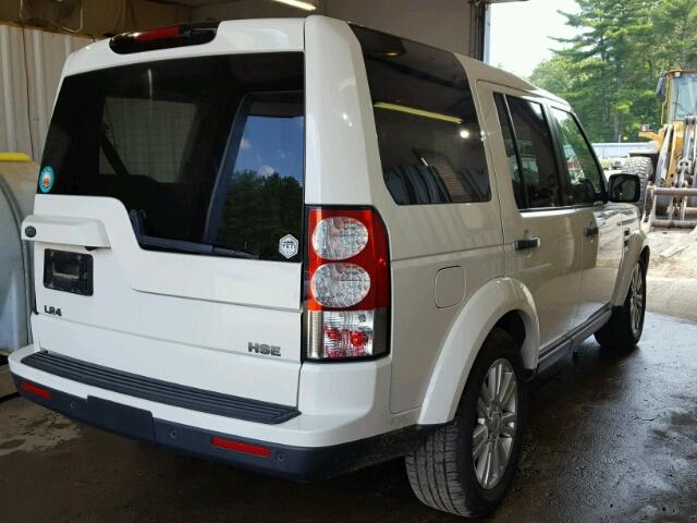 SALAM2D43AA536821 - 2010 LAND ROVER LR4 HSE PL WHITE photo 4