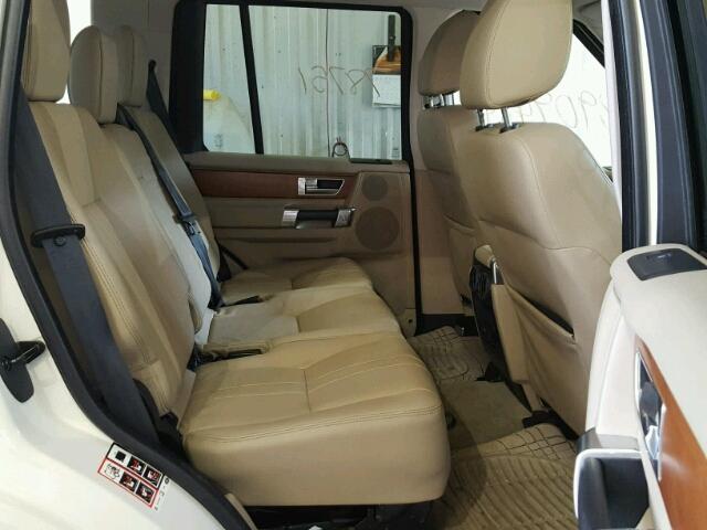 SALAM2D43AA536821 - 2010 LAND ROVER LR4 HSE PL WHITE photo 6