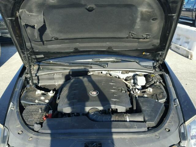 1G6DA5E52C0121037 - 2012 CADILLAC CTS BLACK photo 7