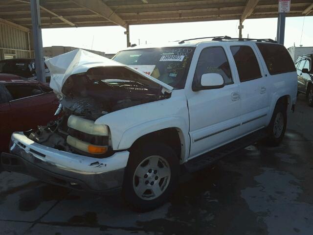 1GNEC16Z74J109832 - 2004 CHEVROLET SUBURBAN C WHITE photo 2