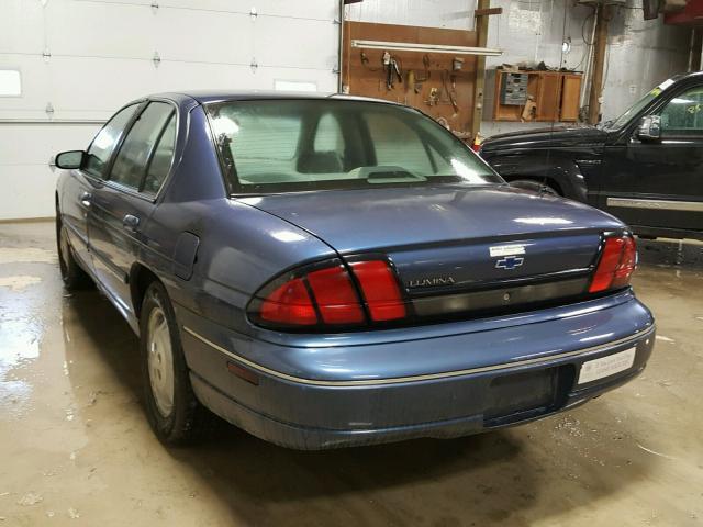 2G1WL52M6V9148478 - 1997 CHEVROLET LUMINA BAS BLUE photo 3