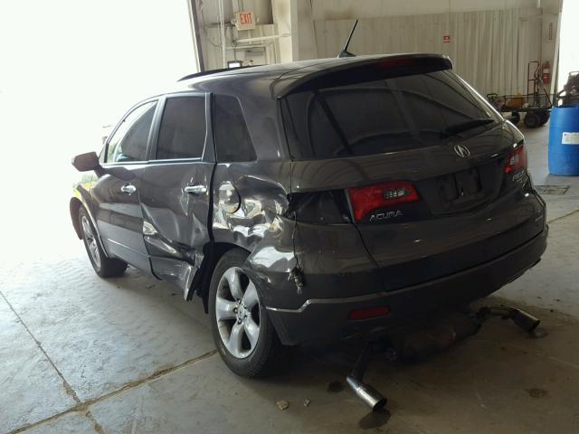 5J8TB18579A001118 - 2009 ACURA RDX TECHNO GRAY photo 3