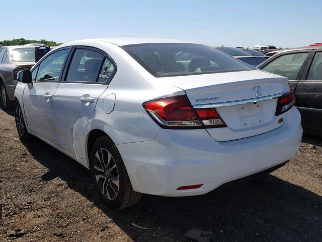 19XFB2F91DE002701 - 2013 HONDA CIVIC EXL WHITE photo 3