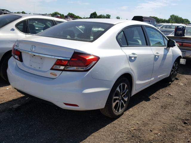 19XFB2F91DE002701 - 2013 HONDA CIVIC EXL WHITE photo 4