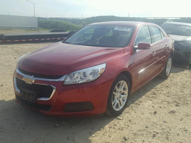 1G11C5SLXEF256093 - 2014 CHEVROLET MALIBU 1LT წითელი ფოტო 2
