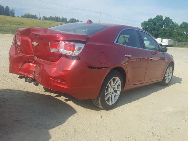 1G11C5SLXEF256093 - 2014 CHEVROLET MALIBU 1LT წითელი ფოტო 4