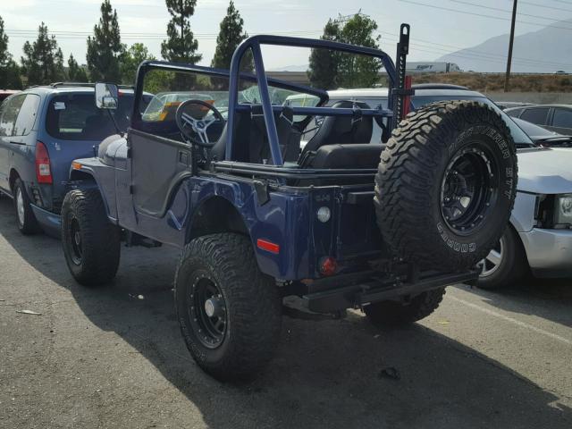 J3F8357H73095 - 1973 JEEP WRANGLER BLUE photo 3