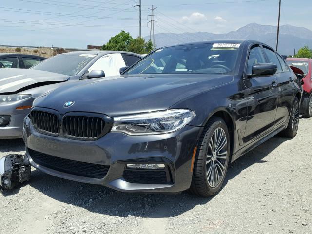 WBAJE5C50JWA93448 - 2018 BMW 540 I GRAY photo 2