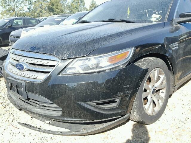 1FAHP2EW7AG157823 - 2010 FORD TAURUS SEL BLACK photo 9