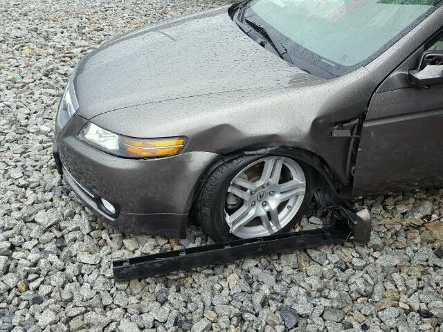 19UUA66228A008649 - 2008 ACURA TL BROWN photo 9