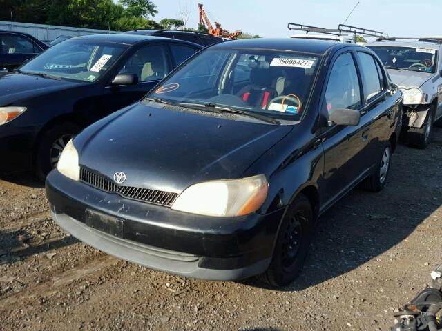 JTDBT1231Y0069501 - 2000 TOYOTA ECHO BLACK photo 2