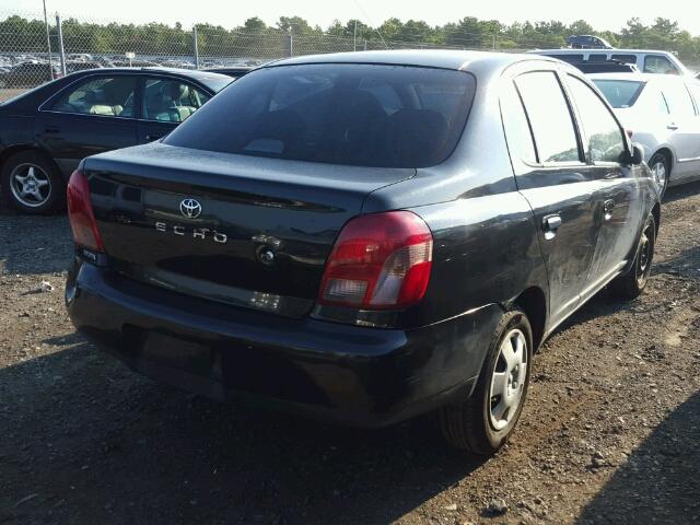 JTDBT1231Y0069501 - 2000 TOYOTA ECHO BLACK photo 4