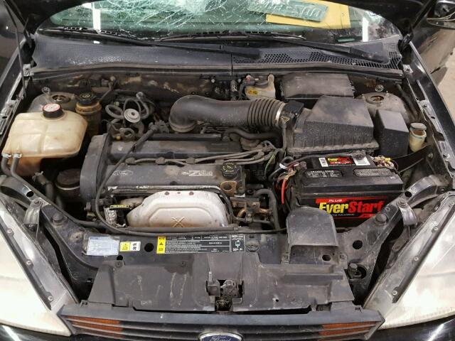 3FAFP3136YR147344 - 2000 FORD FOCUS ZX3 BLACK photo 7