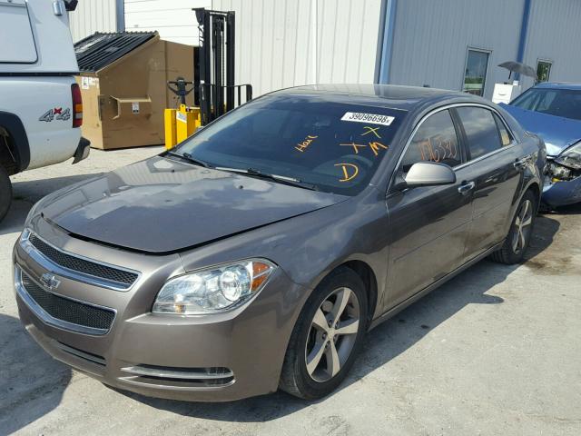 1G1ZC5E04CF230865 - 2012 CHEVROLET MALIBU 1LT ყავისფერი ფოტო 2