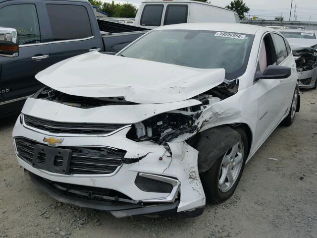 1G1ZB5ST5HF285740 - 2017 CHEVROLET MALIBU LS თეთრი ფოტო 2