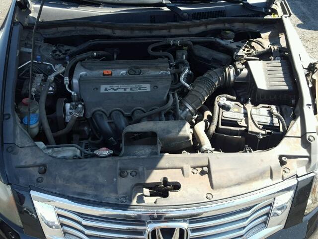 1HGCP26839A033827 - 2009 HONDA ACCORD EXL BLACK photo 7