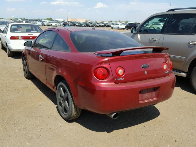 1G1AL18F487264263 - 2008 CHEVROLET COBALT LT RED photo 3