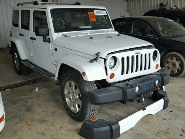 1C4HJWEG0CL181242 - 2012 JEEP WRANGLER U WHITE photo 1