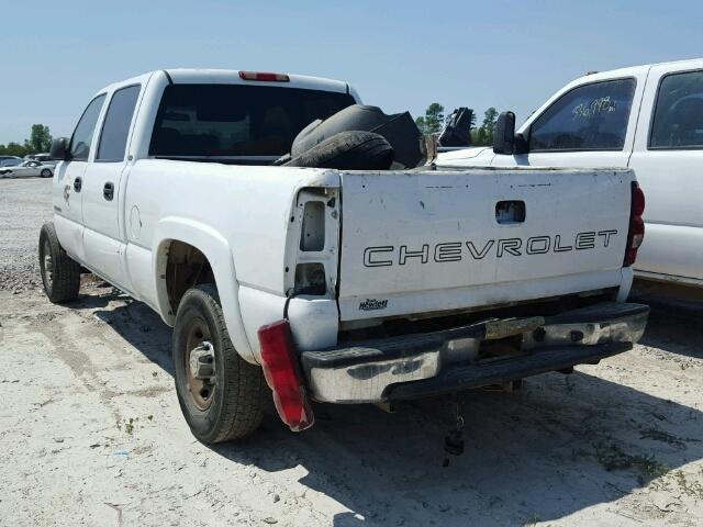 1GCHC23U15F944768 - 2005 CHEVROLET SILVERADO WHITE photo 3