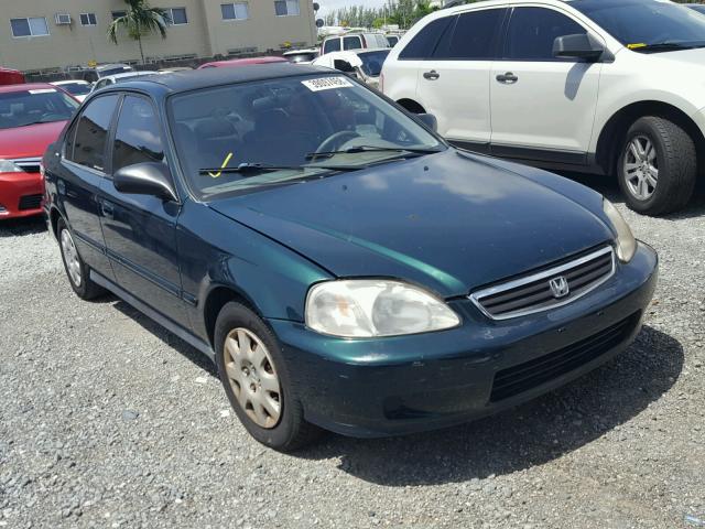 2HGEJ6618YH596568 - 2000 HONDA CIVIC BASE Yaşıl foto 1