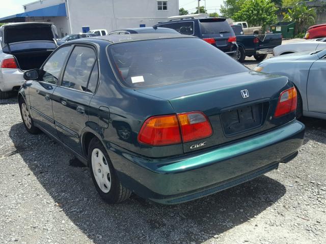 2HGEJ6618YH596568 - 2000 HONDA CIVIC BASE Yaşıl foto 3