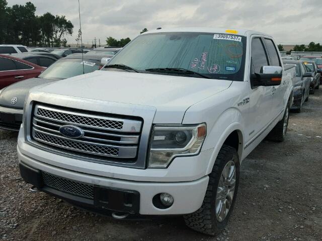 1FTFW1ET0DFB08994 - 2013 FORD F150 WHITE photo 2