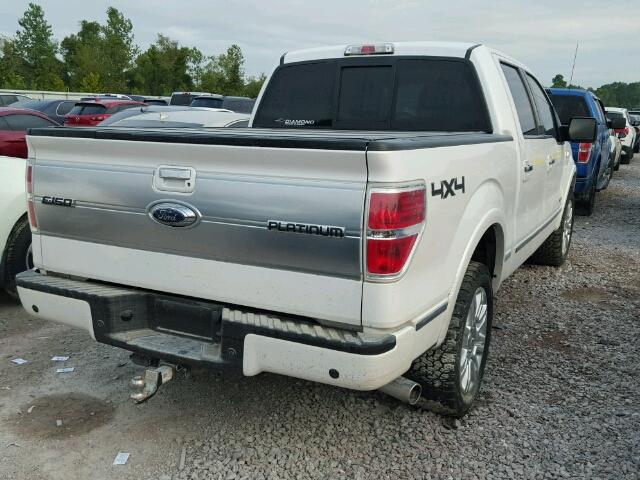 1FTFW1ET0DFB08994 - 2013 FORD F150 WHITE photo 4