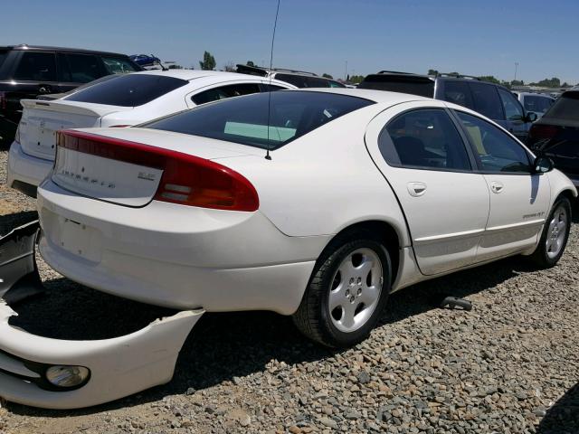 2B3HD76V9YH416236 - 2000 DODGE INTREPID R WHITE photo 4