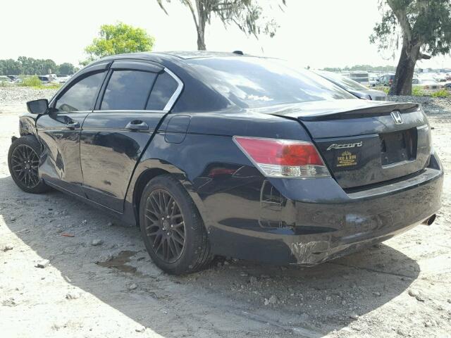 1HGCP268X8A057072 - 2008 HONDA ACCORD EXL BLACK photo 3