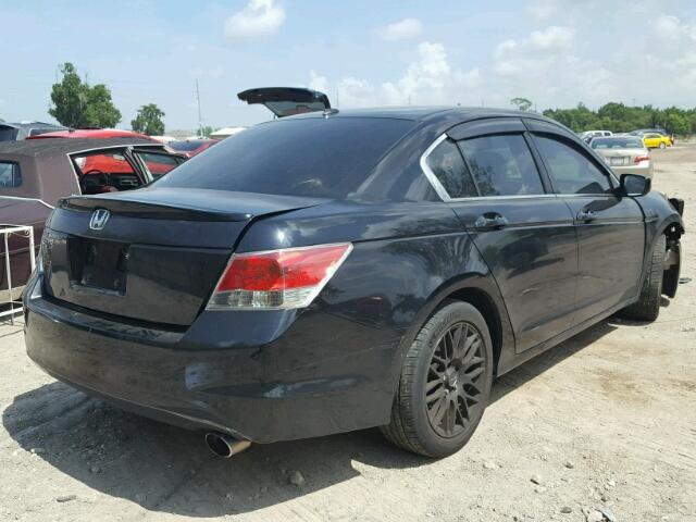 1HGCP268X8A057072 - 2008 HONDA ACCORD EXL BLACK photo 4