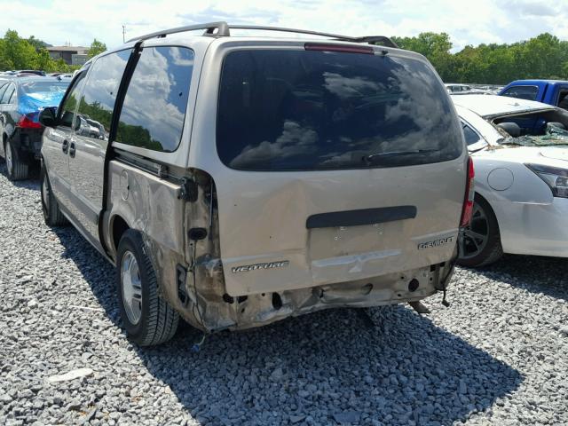 1GNDX13E93D325311 - 2003 CHEVROLET VENTURE LU BROWN photo 3