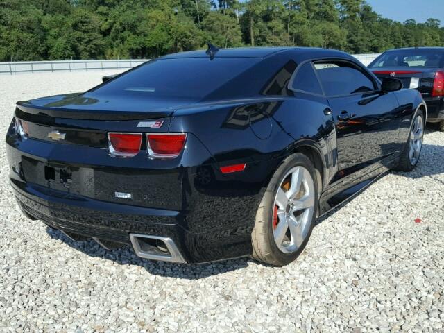 2G1FT1EW2B9121490 - 2011 CHEVROLET CAMARO 2SS BLACK photo 4