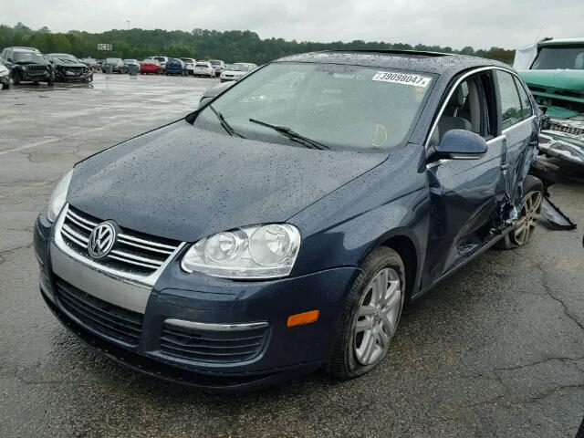 3VWSF71K77M111357 - 2007 VOLKSWAGEN JETTA 2.5 BLUE photo 2