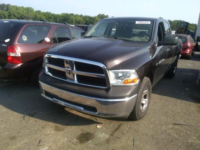 1D7RV1GT5BS574721 - 2011 DODGE RAM 1500 BROWN photo 2