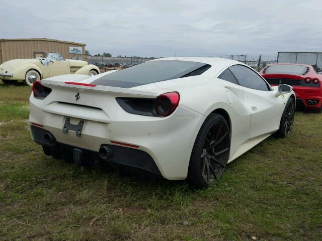 ZFF79ALA8G0217001 - 2016 FERRARI 488 GTB WHITE photo 4