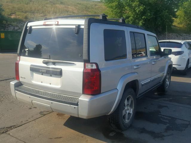 1J4RG4GK0AC157247 - 2010 JEEP COMMANDER SILVER photo 4