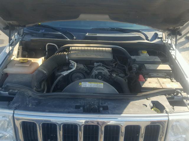 1J4RG4GK0AC157247 - 2010 JEEP COMMANDER SILVER photo 7