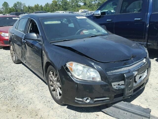 1G1ZK57758F199128 - 2008 CHEVROLET MALIBU LTZ BLACK photo 1