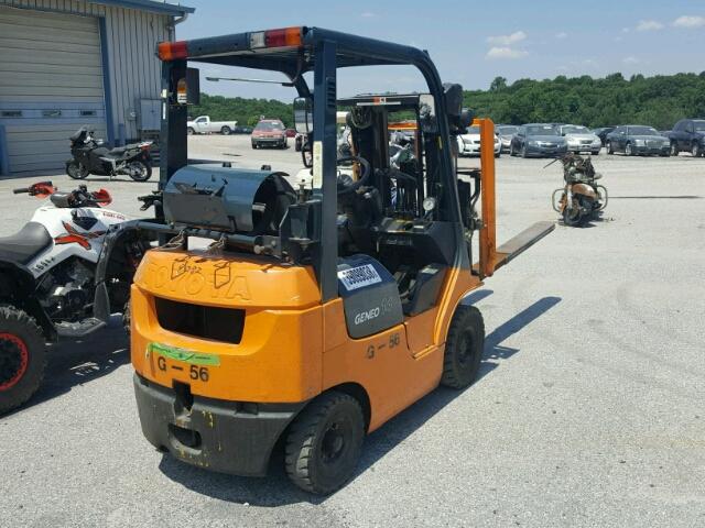 SF20V2110075 - 2006 TOYOTA FORKLIFT ORANGE photo 2