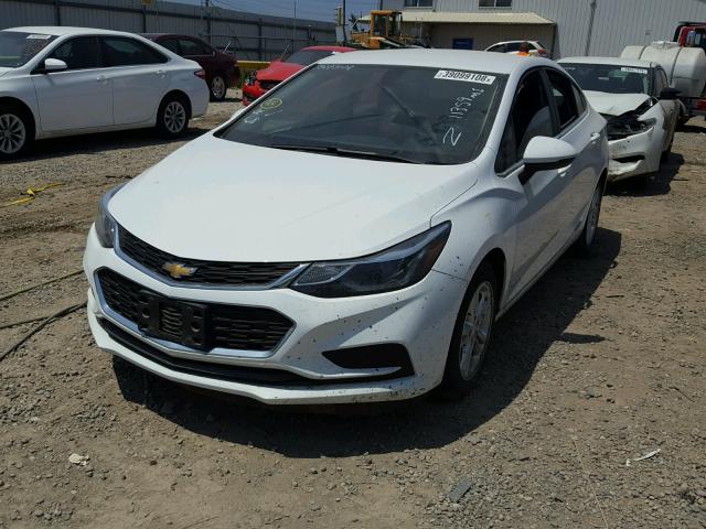 1G1BE5SM6G7247475 - 2016 CHEVROLET CRUZE LT WHITE photo 2