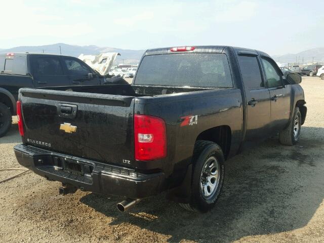 2GCEK13Y381108958 - 2008 CHEVROLET SILVERADO BLACK photo 4